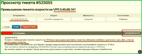 Хостинг провайдер сообщил, что VPS сервера, где именно и хостится web-портал ffin.xyz ограничен в доступе
