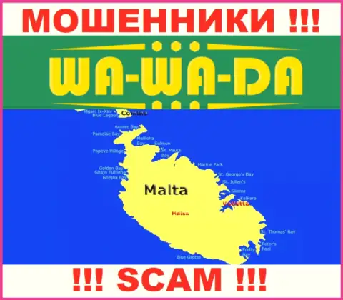 Malta - именно здесь официально зарегистрирована компания Ва-Ва-Да Ком