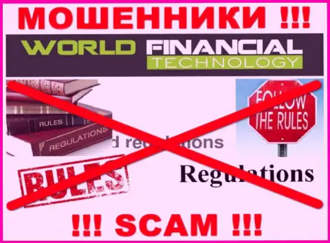 WorldFinancial Technology промышляют нелегально - у данных кидал нет регулятора и лицензии, будьте крайне бдительны !!!