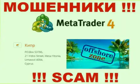 Зарегистрированы мошенники МТ4 в оффшорной зоне  - Limassol, Cyprus, будьте крайне бдительны !!!