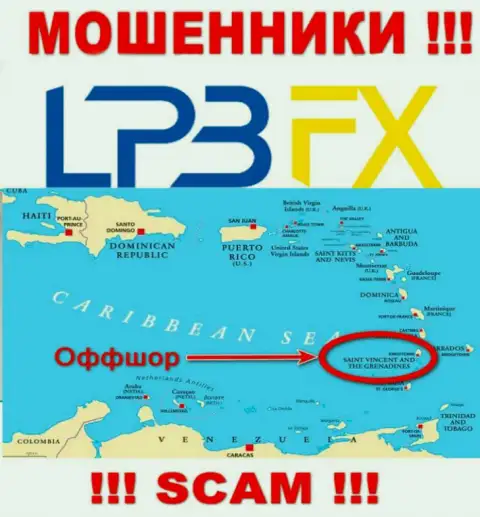 LPBFX Com безнаказанно оставляют без средств, т.к. находятся на территории - Saint Vincent and the Grenadines
