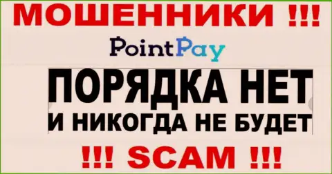 Деятельность internet мошенников Point Pay заключается исключительно в воровстве финансовых вложений, поэтому у них и нет лицензии