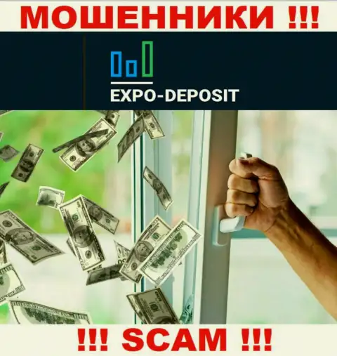 НЕ РЕКОМЕНДУЕМ связываться с конторой Expo Depo Com, указанные интернет-жулики постоянно отжимают деньги трейдеров
