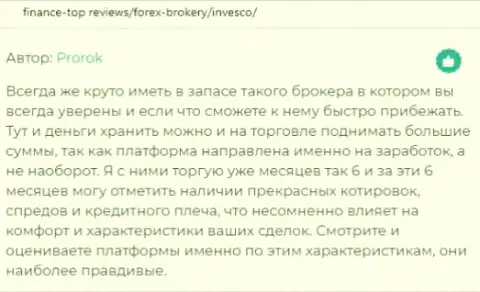 Web-ресурс финанстоп ревиевс представил похвальные отзывы посетителей об ФОРЕКС дилинговой компании ИНВФХ
