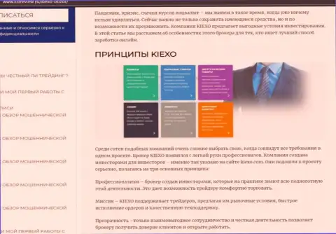 Условия для торгов форекс брокерской организации KIEXO описаны в обзорной статье на web-ресурсе listreview ru