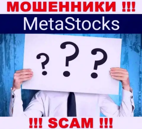 На web-ресурсе MetaStocks Org и во всемирной интернет сети нет ни единого слова о том, кому именно принадлежит эта организация