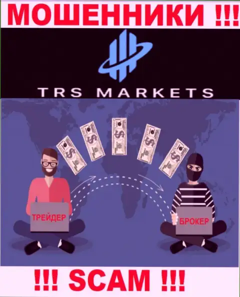 Весьма рискованно работать с дилинговым центром TRS Markets - грабят трейдеров