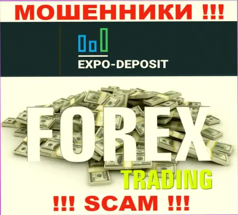 Forex - это вид деятельности незаконно действующей организации Expo-Depo