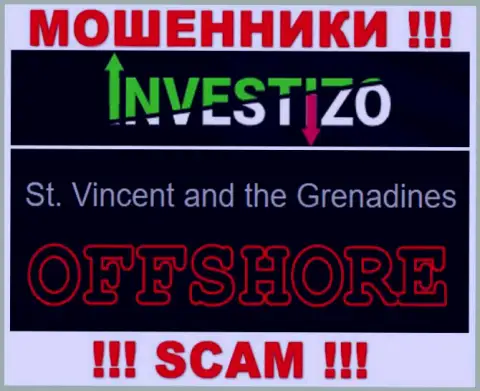 Поскольку Investizo пустили свои корни на территории St. Vincent and the Grenadines, слитые вклады от них не забрать