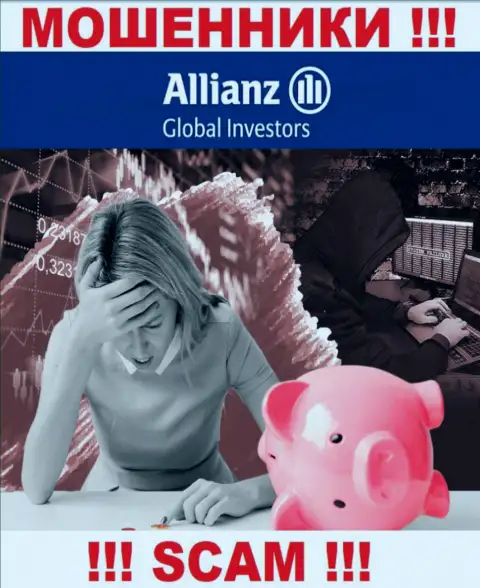 Дилинговая контора AllianzGlobal Investors безусловно мошенническая и ничего положительного от нее ожидать не приходится