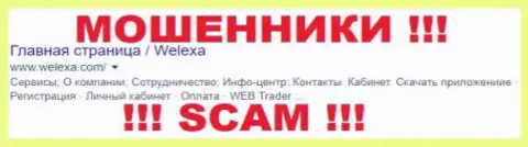 Велекса - это ЖУЛИКИ !!! SCAM !!!