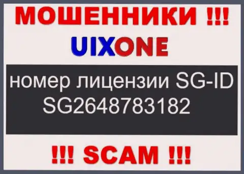 Кидалы Uix One активно лишают средств клиентов, хотя и показывают лицензию на информационном сервисе
