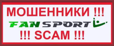 Логотип МОШЕННИКА Fan-Sport Com