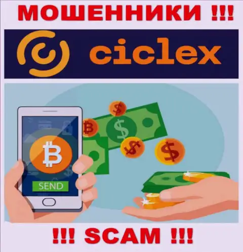 Ciclex не внушает доверия, Криптовалютный обменник - это конкретно то, чем промышляют данные интернет обманщики