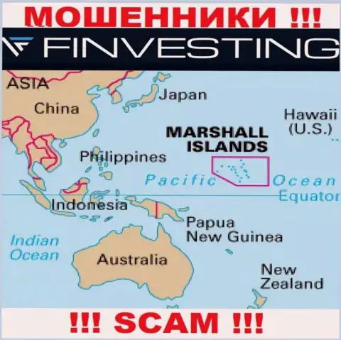 Marshall Islands - это официальное место регистрации организации Финвестинг Ком
