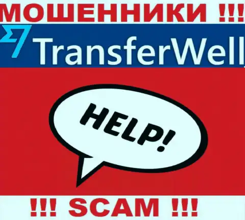 Если вдруг Вас лишили денег в дилинговой компании TransferWell, не сидите сложа руки - сражайтесь